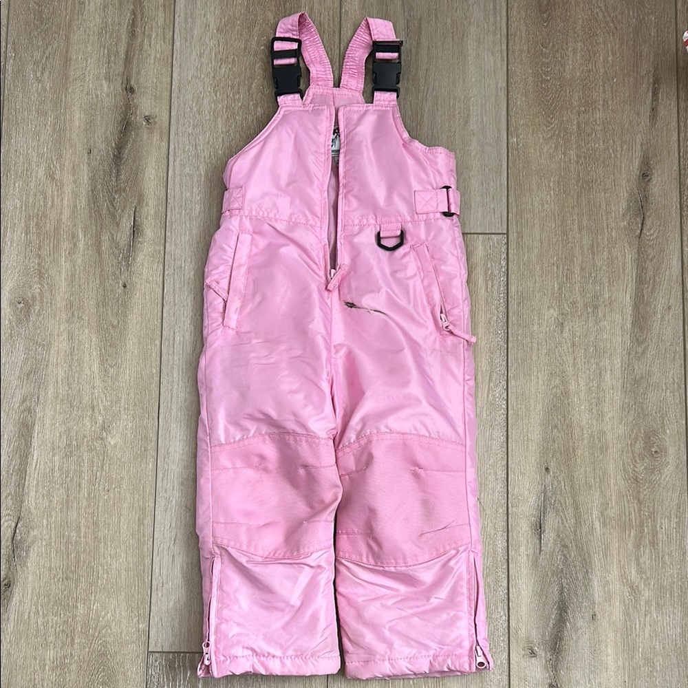 Pink Kids Snow Bib